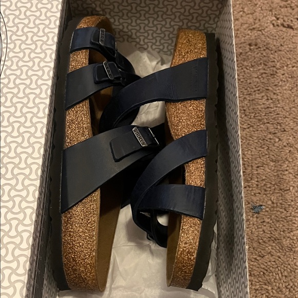 Birkenstock Blue Franc Sandals - Picture 2 of 6